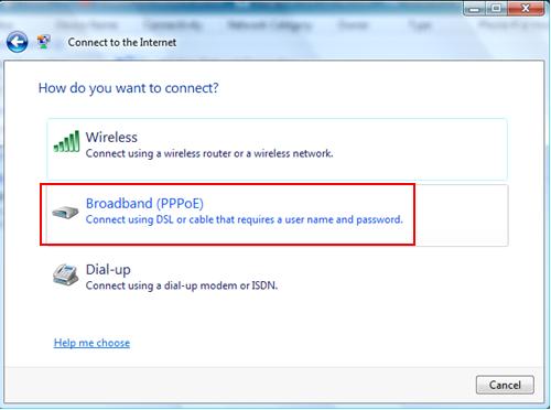 Windows Vista Internet Connection Timed Out